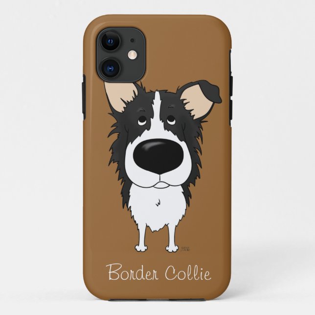 Große Nasen-Border-Collie Case-Mate iPhone Hülle (Rückseite)