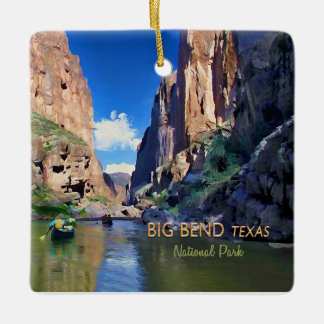 Große Nationalpark-Mariscal Schlucht Keramikornament (Vorderseite)