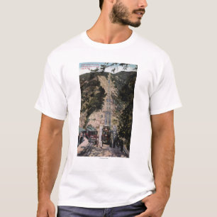 Große Neigungs-Eisenbahn-Ansicht T-Shirt