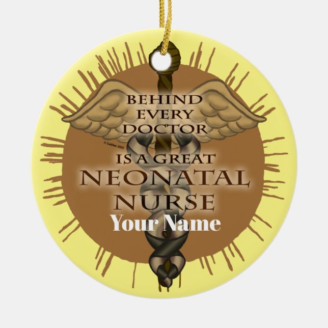 Große Neonatalkrankheit Keramik Ornament (Vorne)