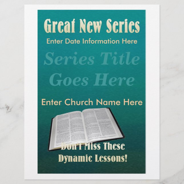 Große neue Serie Flyer Aquamarin (Vorne)