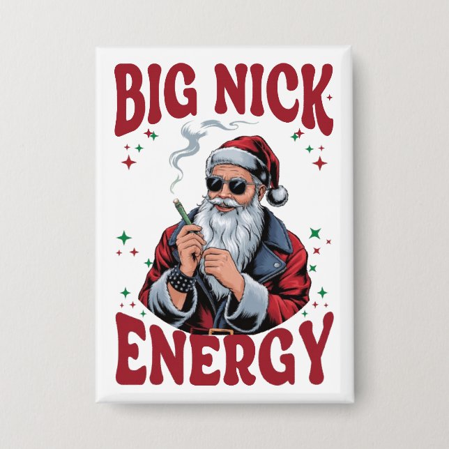 Große Nick Energie Button (Vorderseite)