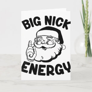 Große Nick Energie Lustiger Weihnachtsmann Weihnac Karte