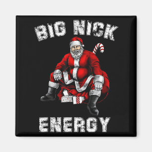 Große Nick Energie Lustiger Weihnachtsmann Weihnac Magnet