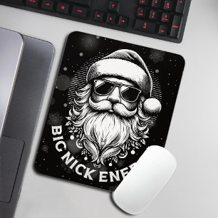 Große Nick Energie Santa Lustiges Weihnachten Xmas Mousepad