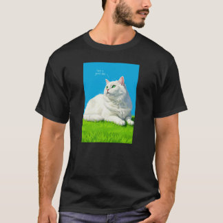 Große niedliche Katze T-Shirt