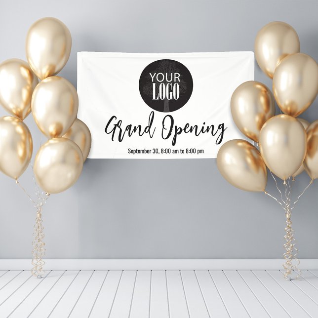 Große Öffnung Ihres Logos für Unternehmen Banner (Business add your logo Grand Opening custom banner)