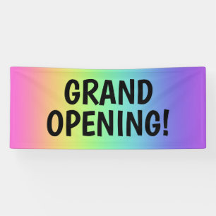 GROSSE ÖFFNUNG! Regenbogenbanner Banner
