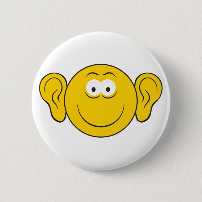 Große Ohrsicht Button (Vorderseite)