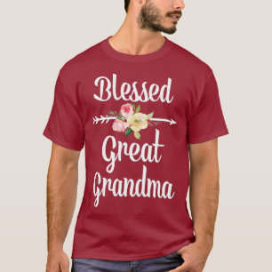 Große Oma Blume Arrow Gift Groß T-Shirt