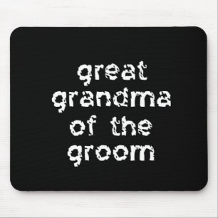 Große Oma des Grooms Mousepad