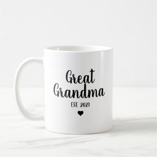 Große Oma Est Schwangerschaft Ankündigung Geschenk Kaffeetasse