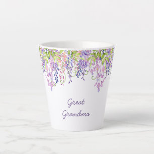 Grosse Oma Lila Wistle Milchtasse