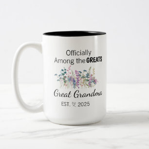 Große Oma-Tasse für Oma, Großes Oma Zweifarbige Tasse