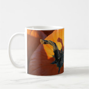Große Orange Kürbis Kaffeetasse