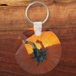 Große Orange Kürbis  Schlüsselanhänger