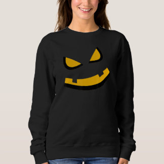Große Orange Wilde Kürbislaterne Halloween 1 Sweatshirt