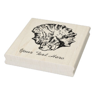Große Oyster Napkin-Briefmarke Gummistempel