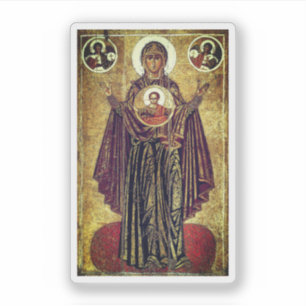 Große Panagia aus Jaroslawl Aufkleber