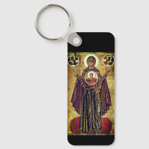 Große Panagia aus Jaroslawl Schlüsselanhänger