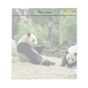 Große Pandas Notizblock