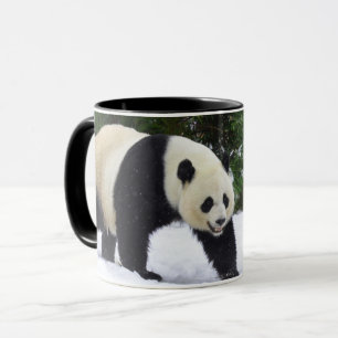 Große Pandas Smithsonian im Schnee Tasse