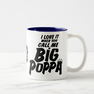 Große Pappa-Tasse II Zweifarbige Tasse