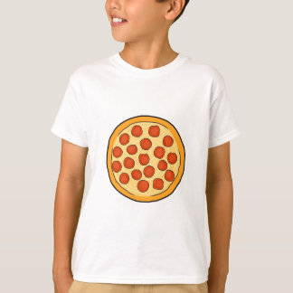Große Pepperoni-Pizza-ganze Pizza, die Kunst Yum T-Shirt