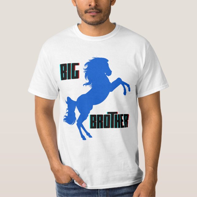 Große Pferderaufzucht T-Shirt (Vorderseite)