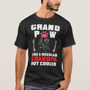 Große Pfote wie ein normaler Großvater, aber Coole T-Shirt