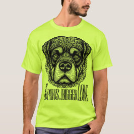 Große Pfoten, größere Liebe - Rottweiler T-Shirt