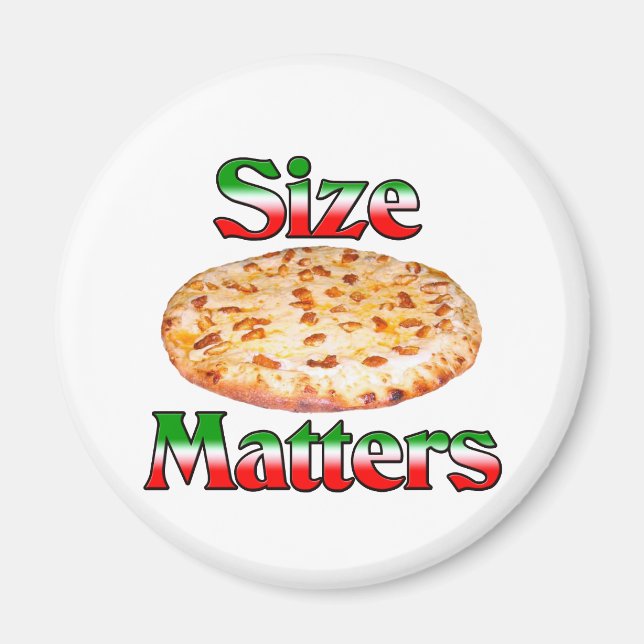 Größe (Pizza) Magnet (Vorne)