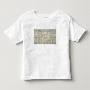 Große Plakette mit ideographischem Schreiben vom Kleinkind T-shirt