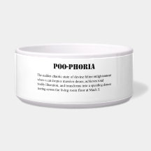 Große Poo-Phorie-Katzenschüssel 