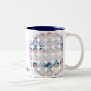 Große Punkt-Foto-Tasse - besonders angefertigt Zweifarbige Tasse