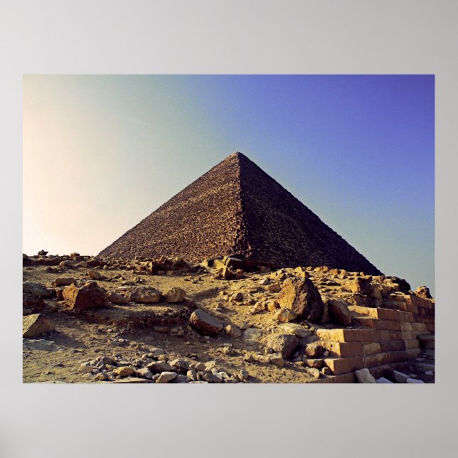 Große Pyramide von Giza Khufu Poster (Vorne)