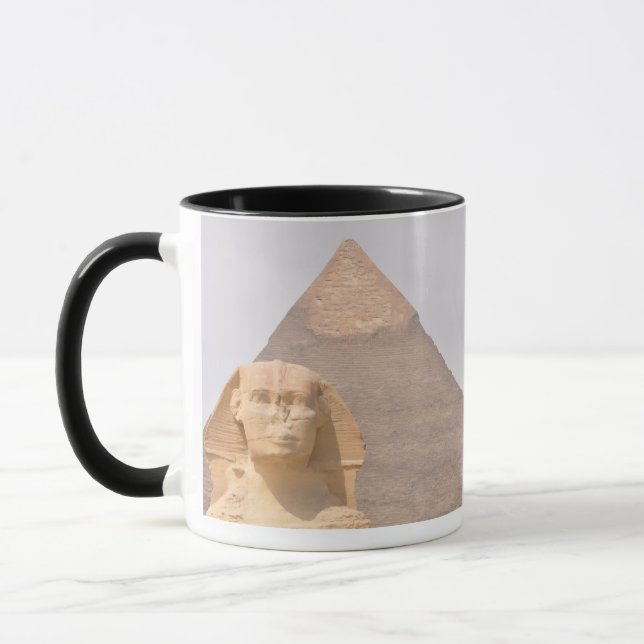 Große Pyramide von Gizeh Ägypten Sphinx Monument W Tasse (Links)