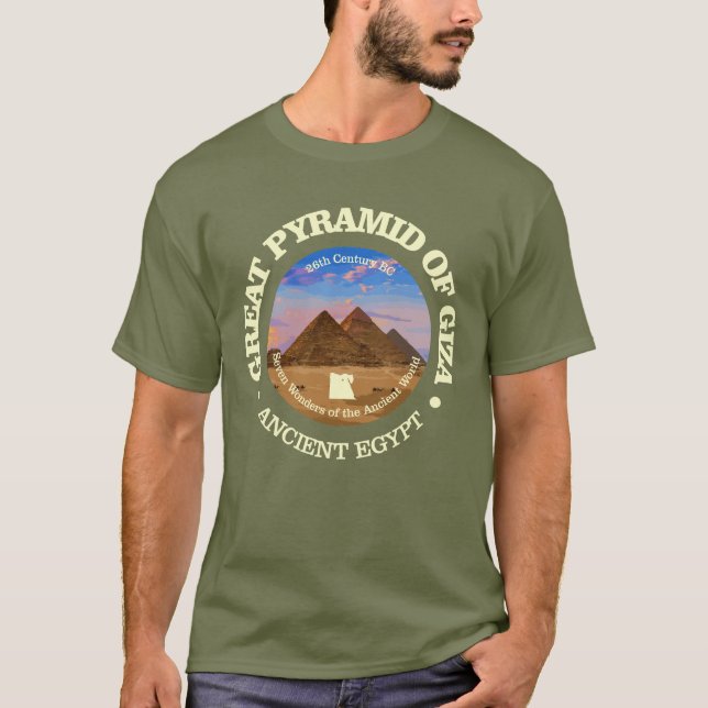 Große Pyramide von Gizeh T-Shirt (Vorderseite)