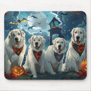 Größe Pyrenäen Halloween Gruselig Mousepad