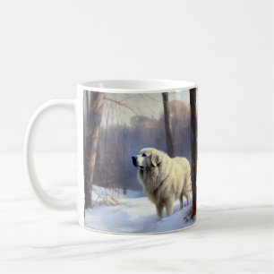 Große Pyrenäen Lass es schneien Weihnachten Kaffeetasse