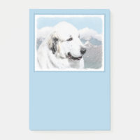 Große Pyrenäen Malerei - Original Hunde Kunst