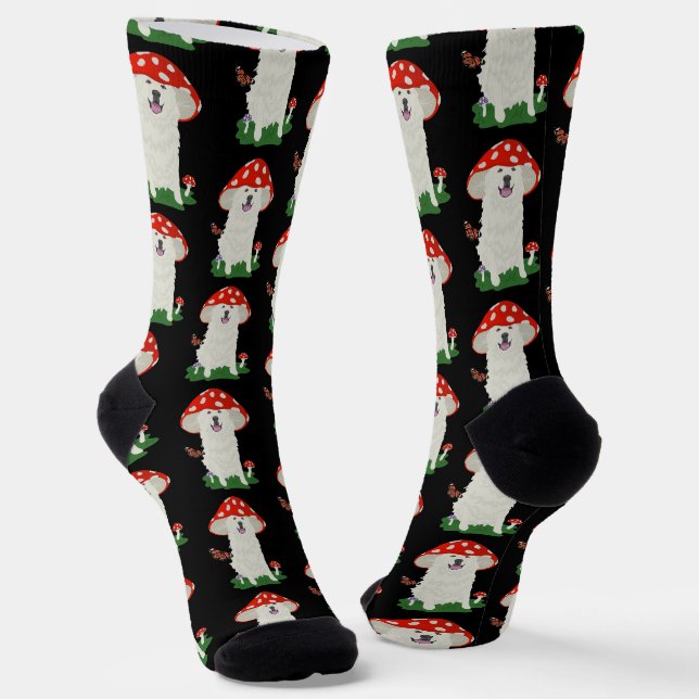 Große Pyrenäen Socken (Gewinkelt)