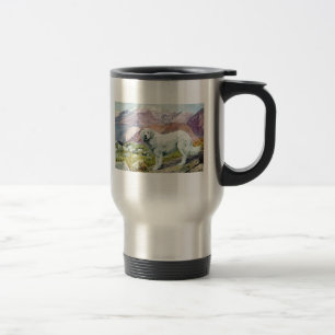 Große Pyrenäen-Tasse Reisebecher