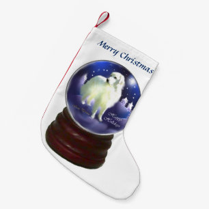 Große Pyrenäen-Weihnachten Kleiner Weihnachtsstrumpf