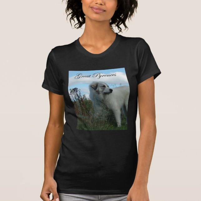 Große Pyrenäen-Welpe T-Shirt (Vorderseite)