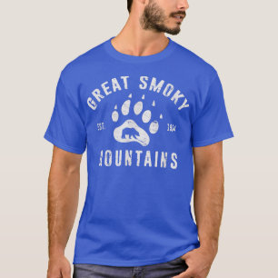 Große, rauchige Berge Schwarzbär T-Shirt