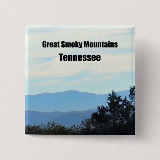 Große, rauchige Berge, Tennessee Button (Vorderseite)