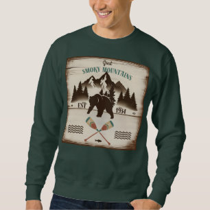 Große, rauchige Berge, TN-Bär Sweatshirt