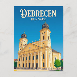 Große Reformierte Kirche Ungarn Postkarte