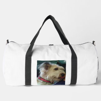 Große Reisetasche mit Hunde-Foto-Druck Duffle Bag